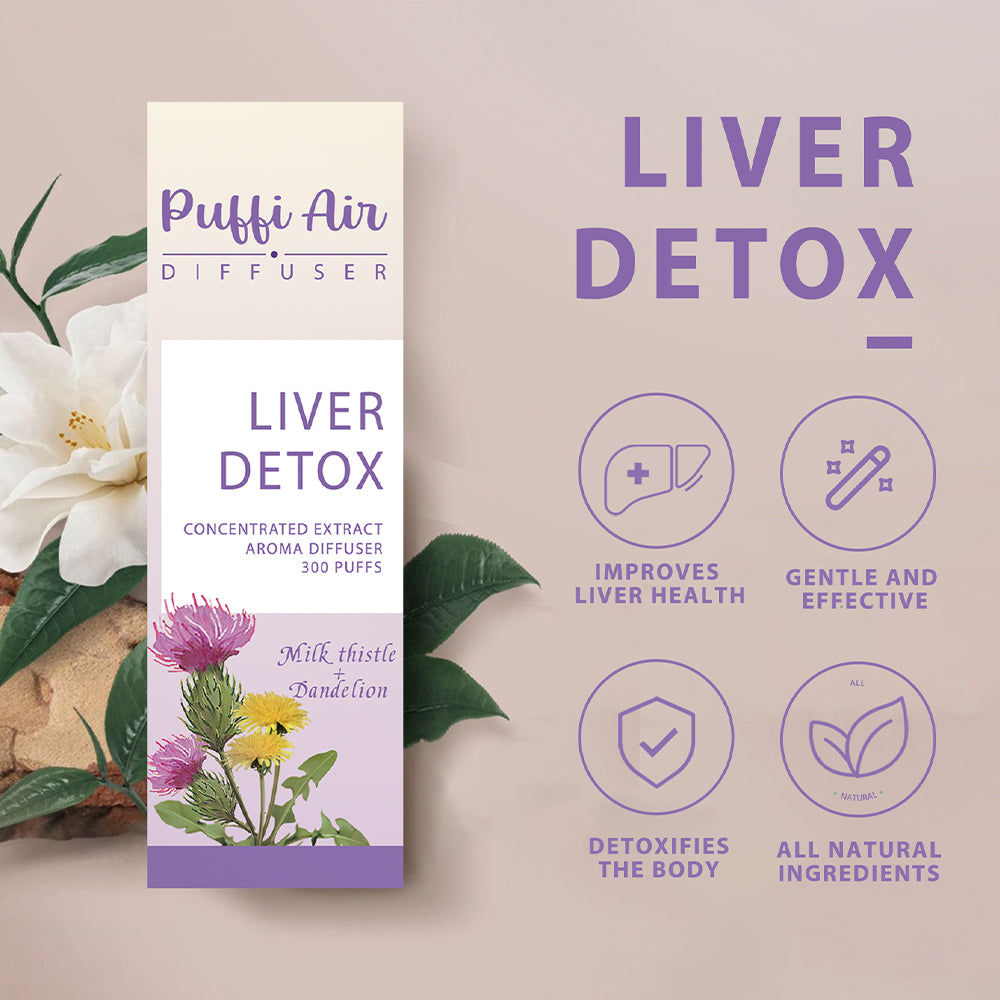 PuffiAir Liver Detox Aroma Diffuser - 300 Puffs